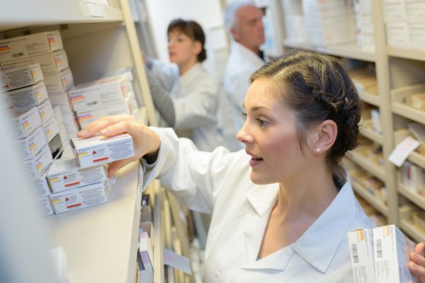 image of pharmacists working